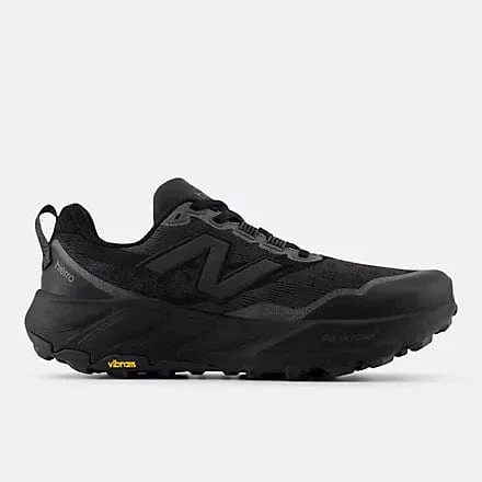 New Balance Men's Fresh Foam X Hierro V9 Hiking Shoes- Black/ Black