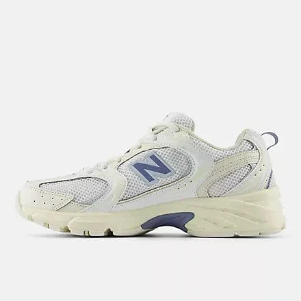 New Balance Unisex 530 Sneakers- Cream/ Blue - Image 3