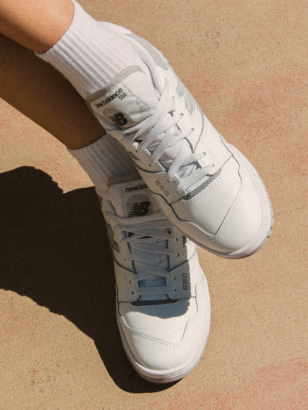New Balance Unisex 550 Sneakers- White - Image 7