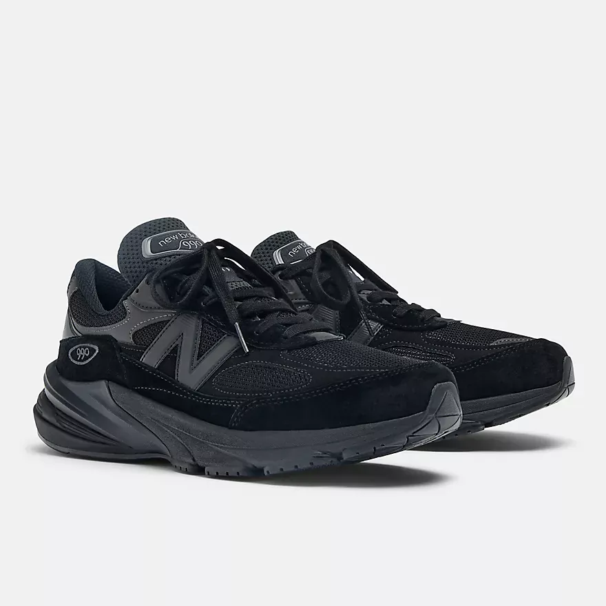 New Balance Unisex 990v6 Running Shoes - All Black - Image 4