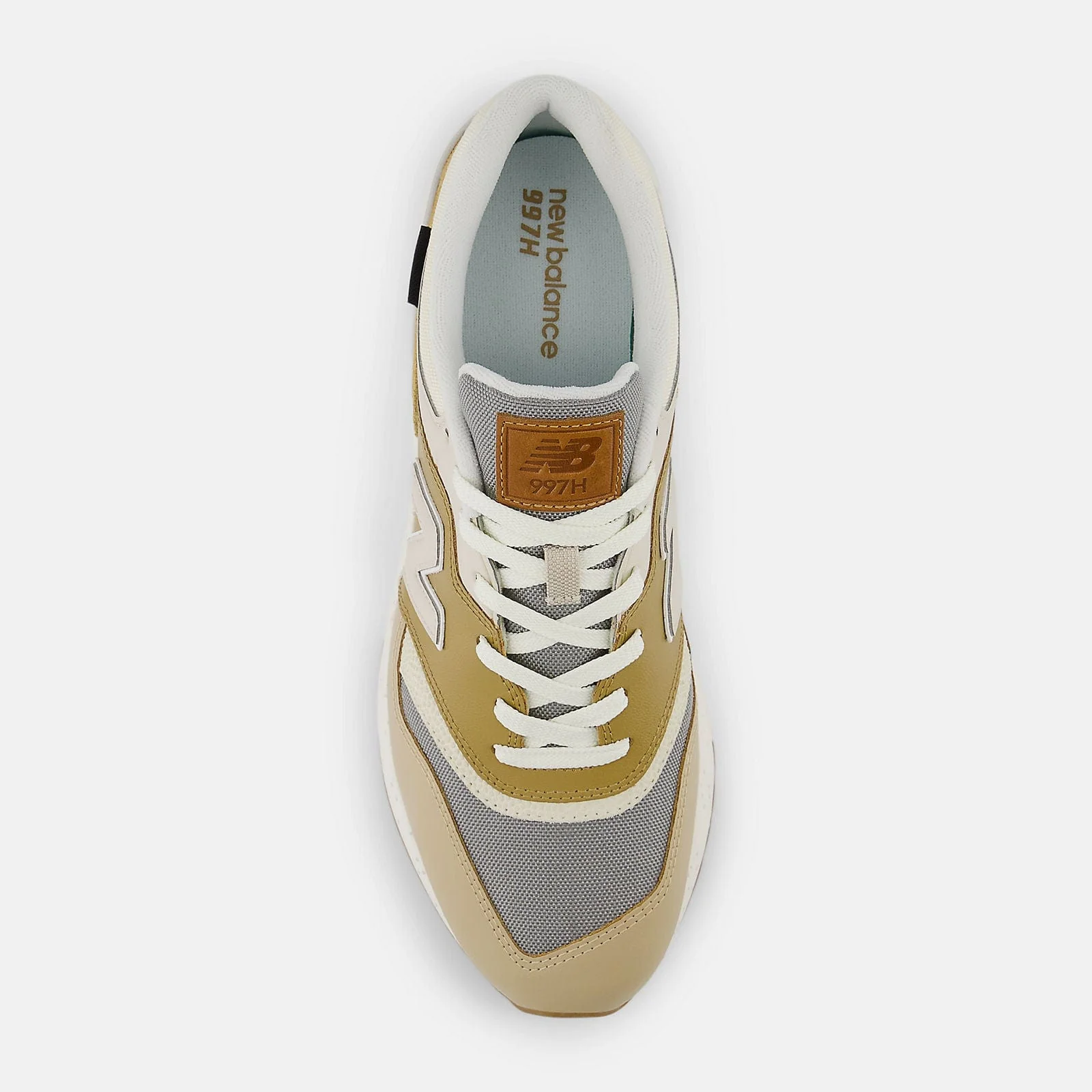 New Balance Unisex 997 Sneakers- Beige/ White - Image 4
