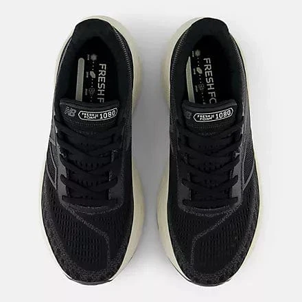 New Balance Women's 1080v14 Running Shoes- Black/ White - Image 4