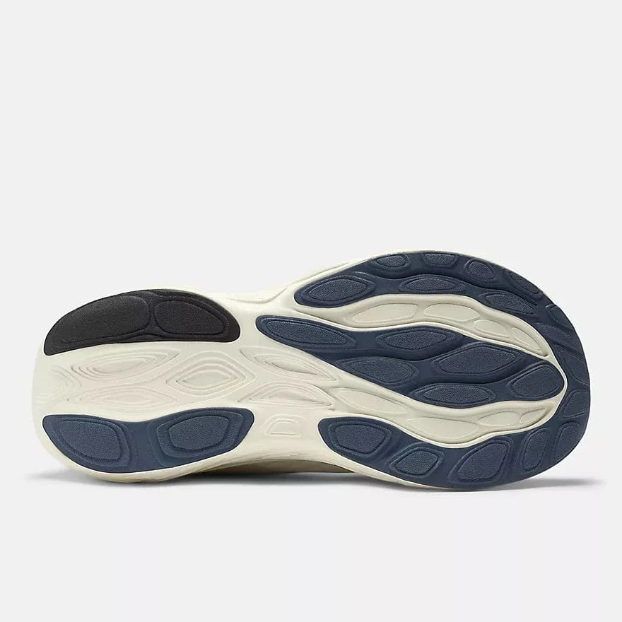 New Balance Women's 1080v14 Running Shoes- Sea Salt with Vintage Indigo and Hot Mango - Image 5