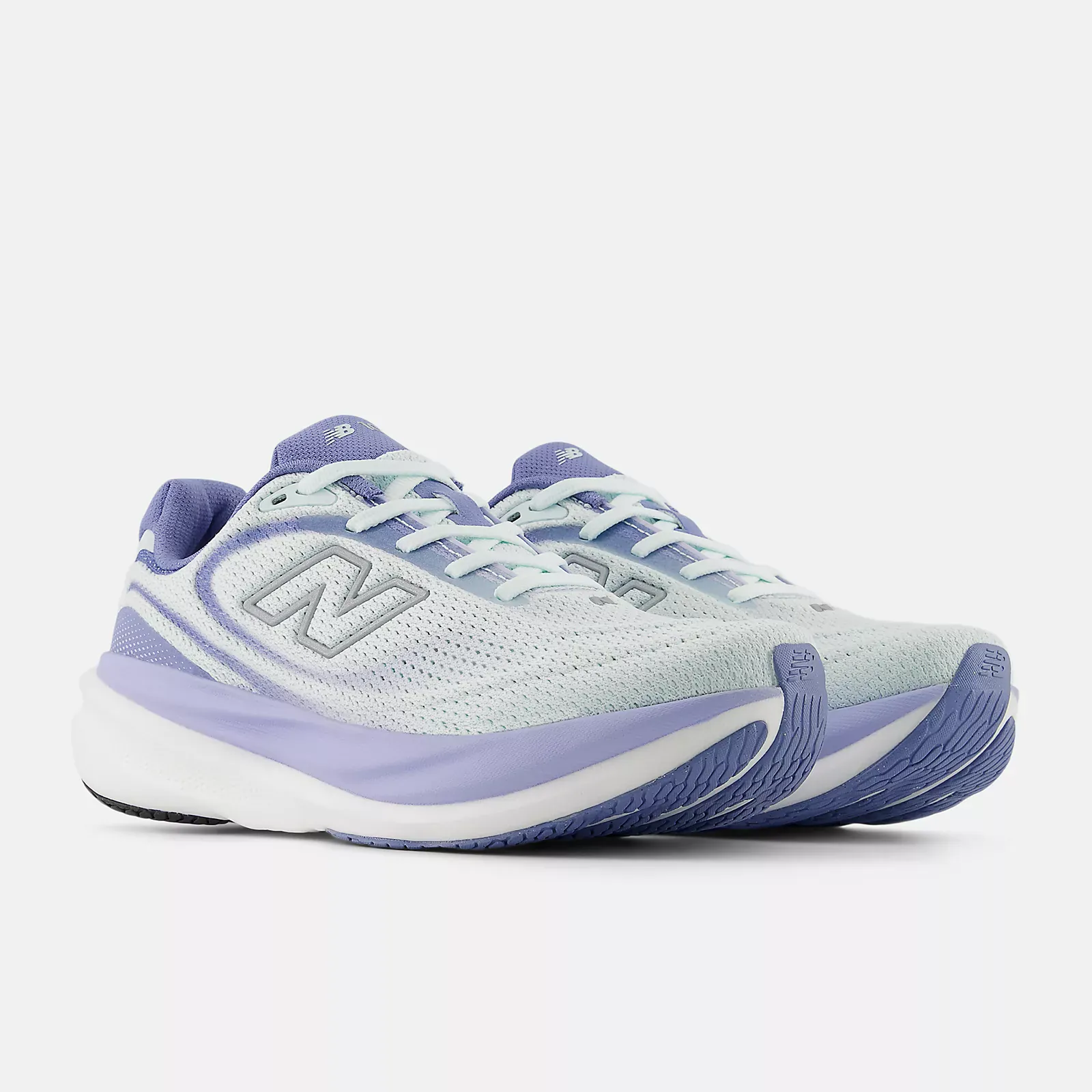 New Balance Women's 1080v15 Running Shoes- Glint Blue/ Fairweather - Image 2