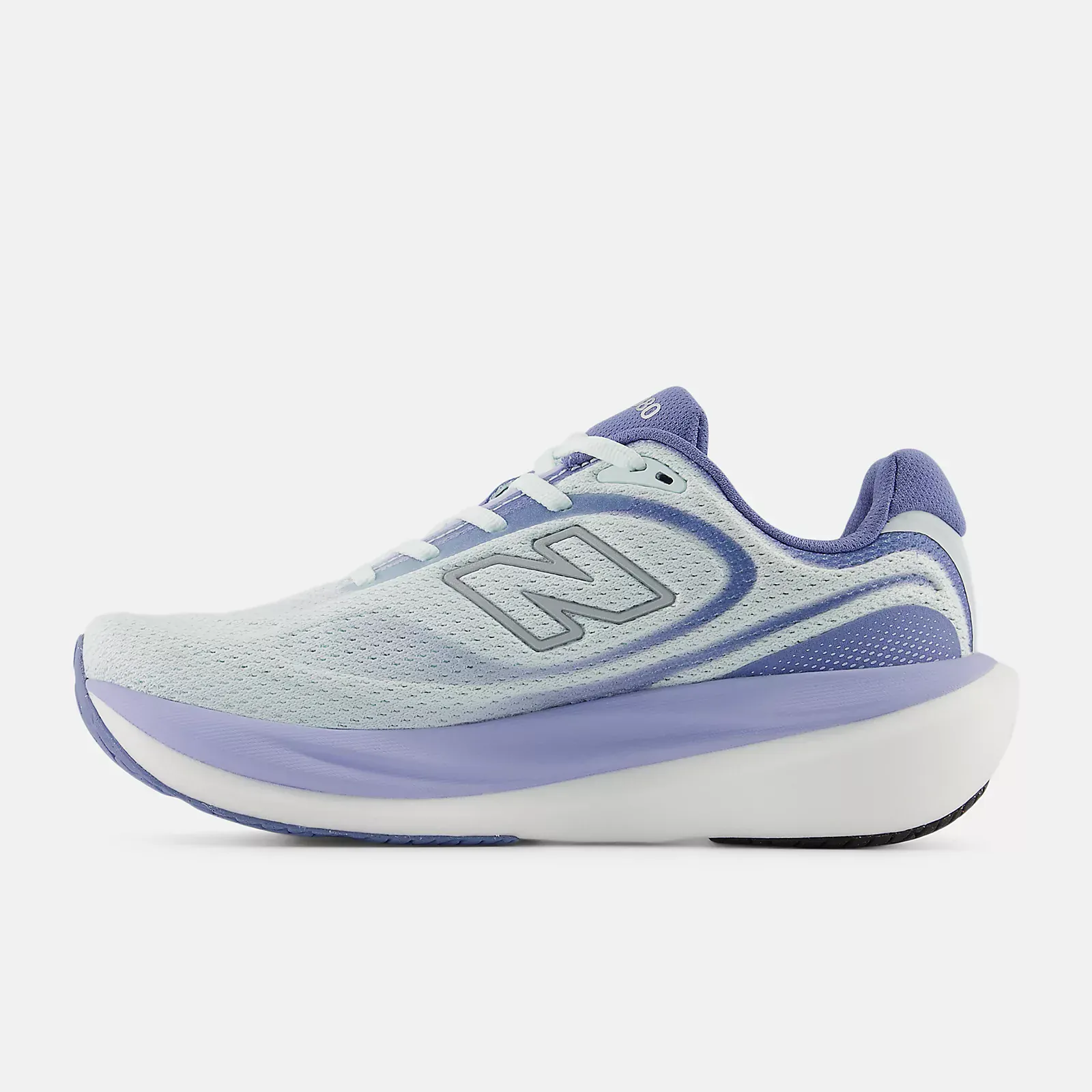 New Balance Women's 1080v15 Running Shoes- Glint Blue/ Fairweather - Image 3