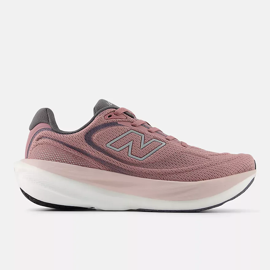 New Balance Women's 1080v15 Running Shoes- Rosewood/ Silver Metallic/ Neptune Grey