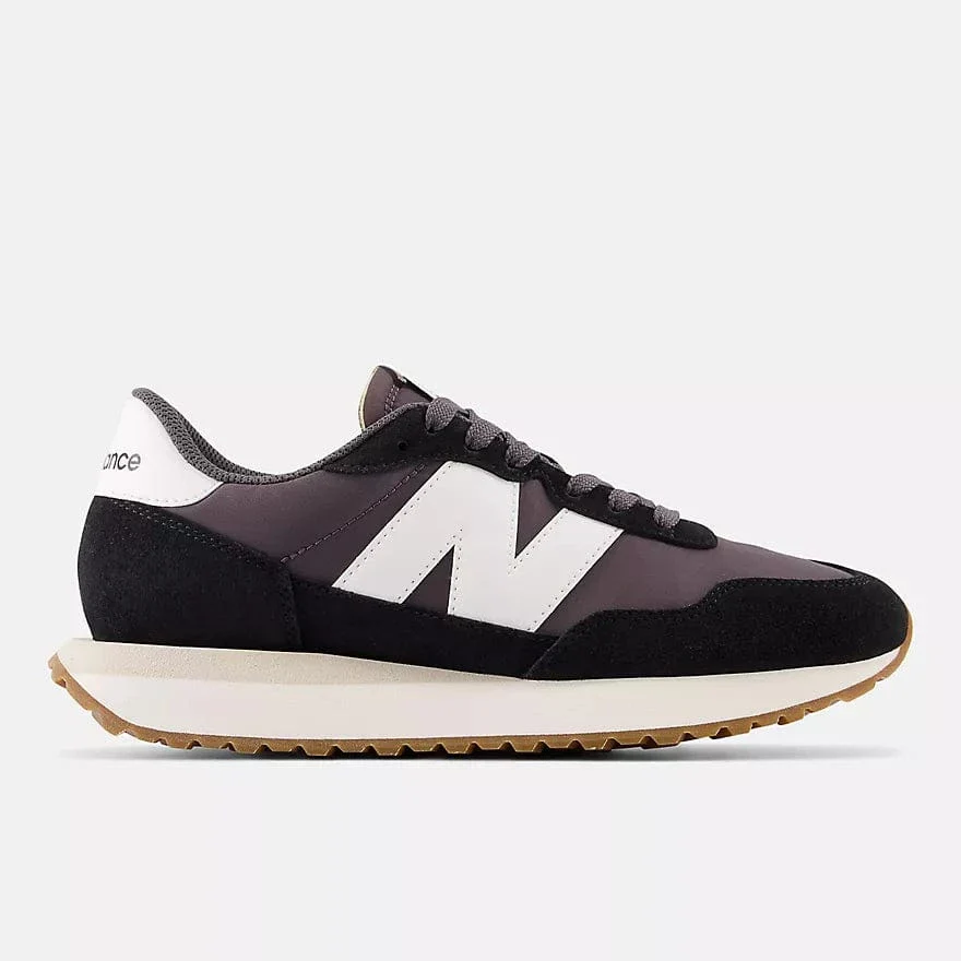 New Balance Women's 237 Running Sneakers- Black with Magnet & Sea Salt
