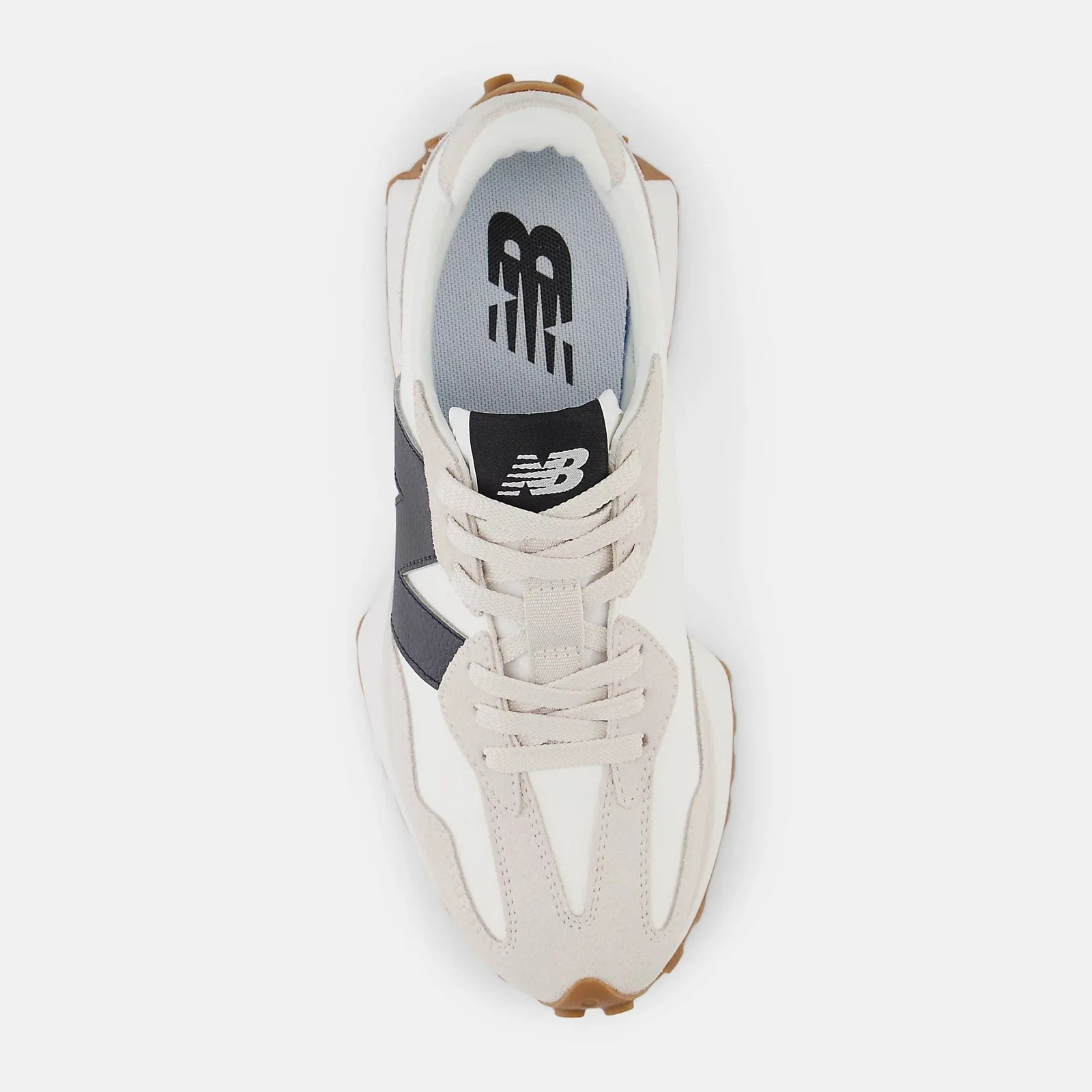 New Balance Women's 327 Sneakers- Beige/Black - Image 4