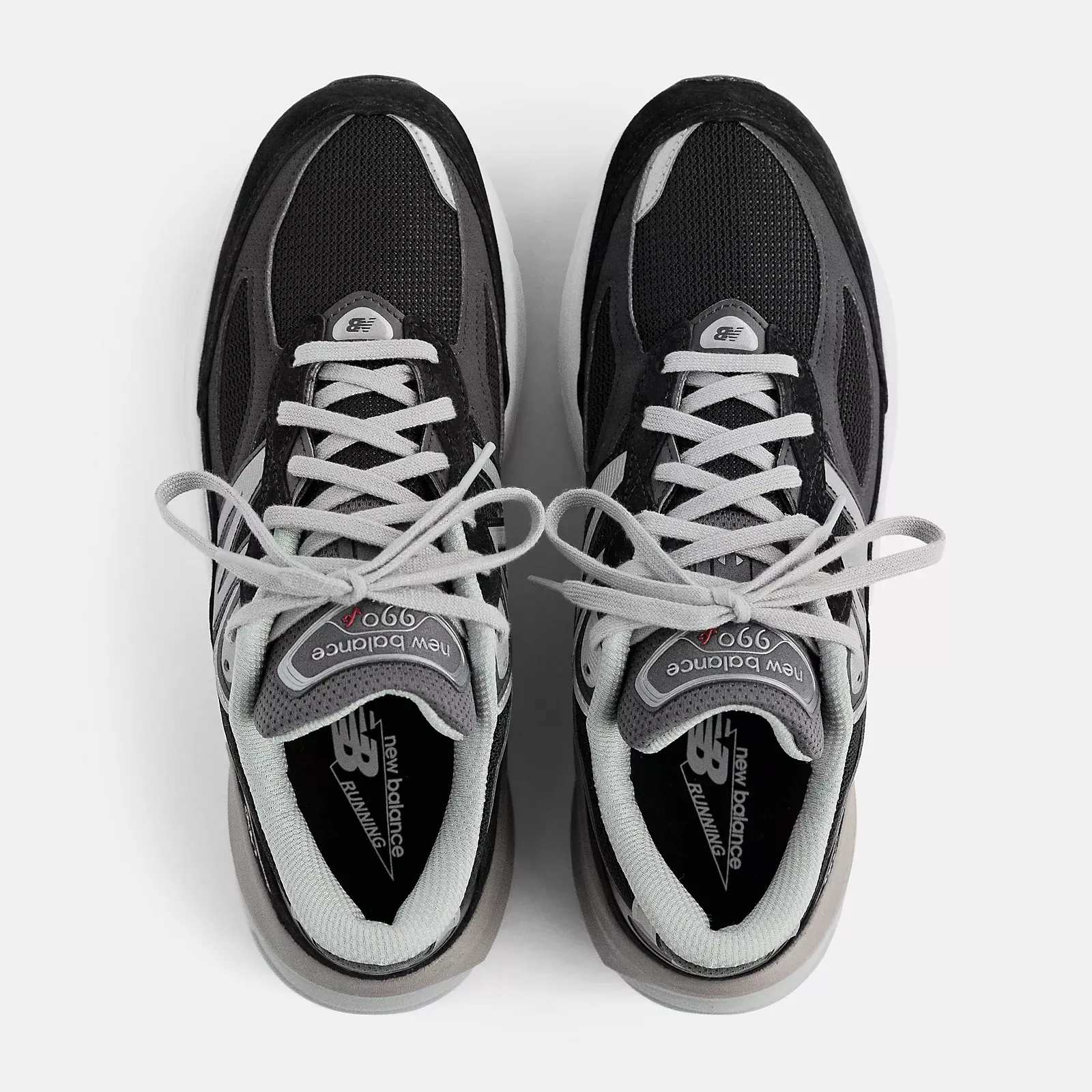 New Balance Women's 990v6 Running Shoes- Black/White - Image 6
