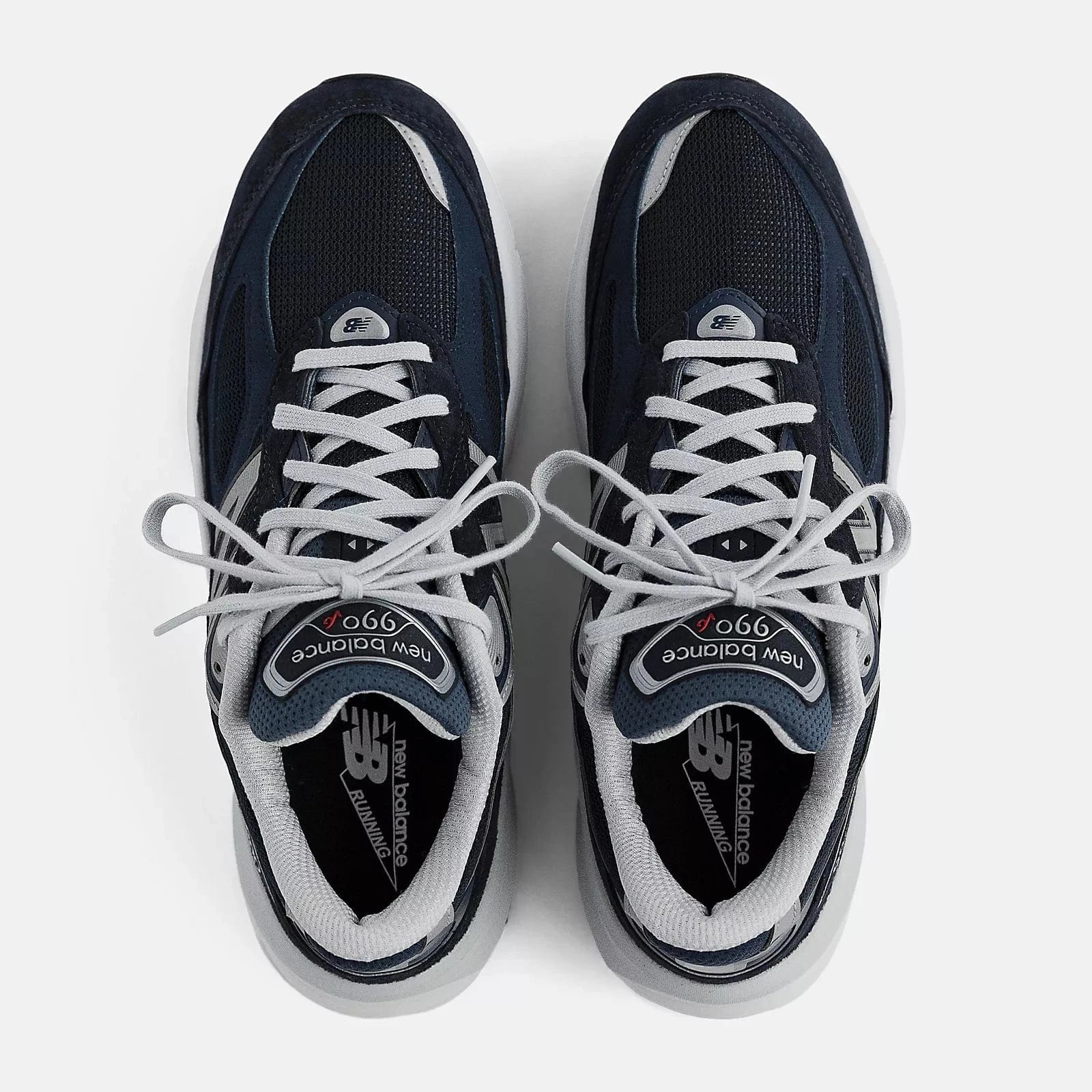 New Balance Women's 990v6 Running Shoes- Navy/White - Image 2