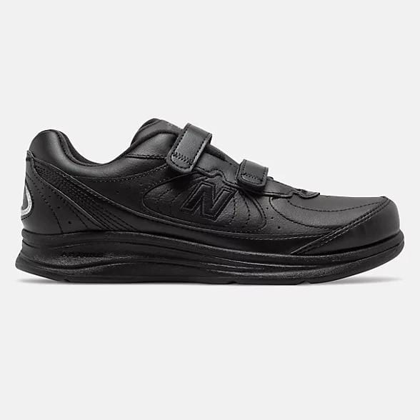 New Balance Women's 577 Velcro Walking Shoes- Black