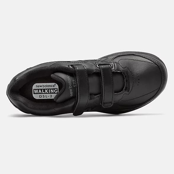 New Balance Women's 577 Velcro Walking Shoes- Black - Image 3