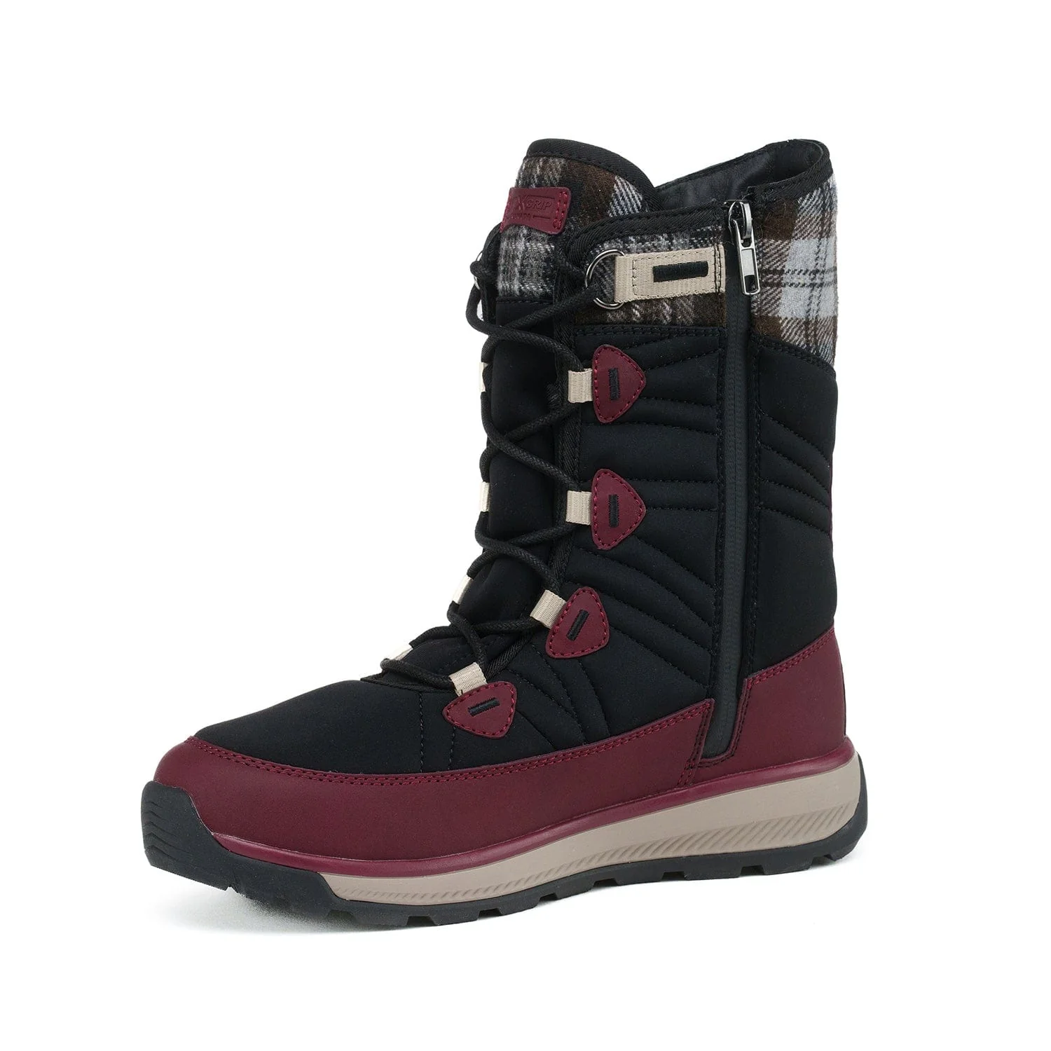 NexGrip Canada Women's Ice Wonder 4.0 High Boots- Burgundy - Image 2