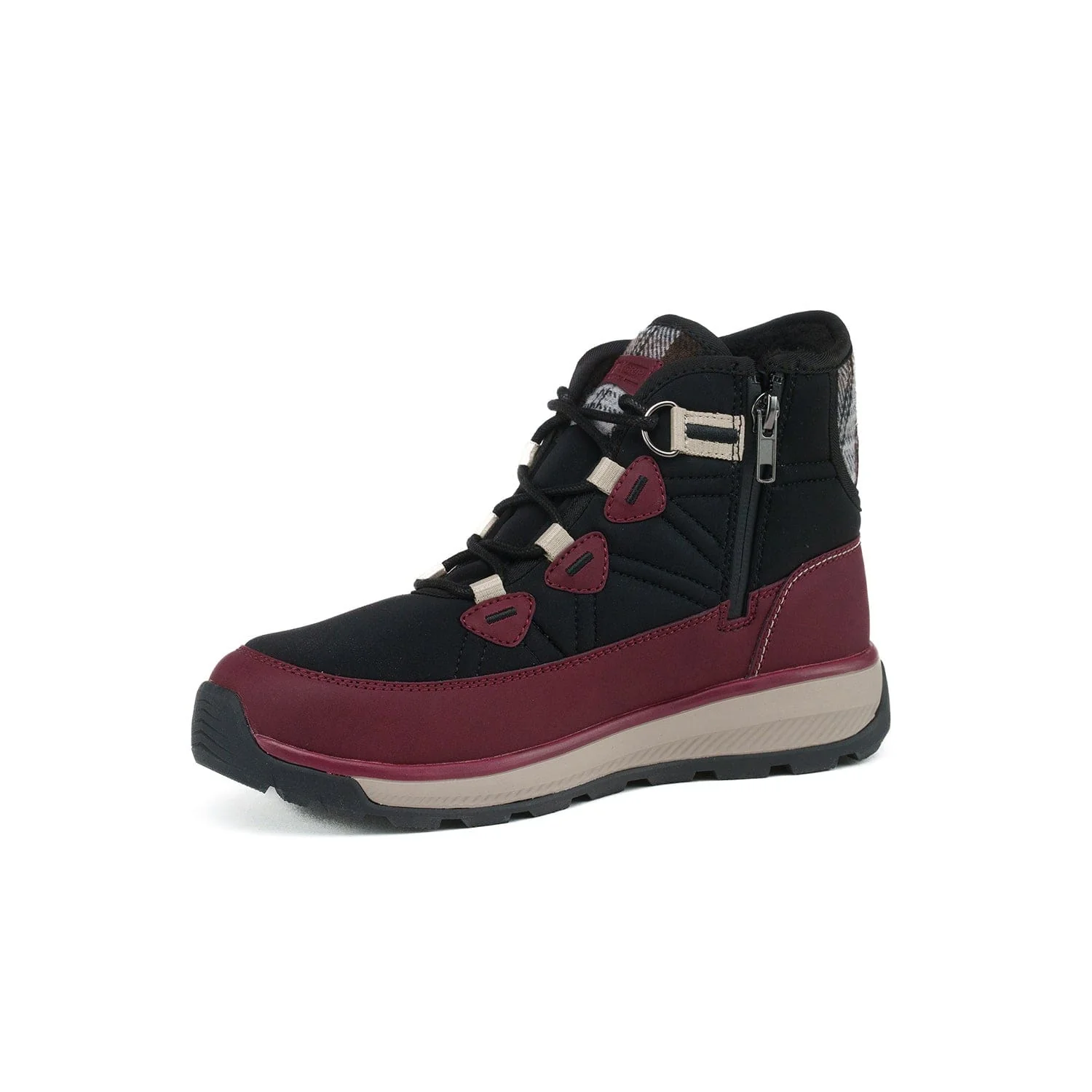 NexGrip Canada Women's Ice Wonder 4.0 Mid Boots- Burgundy - Image 2