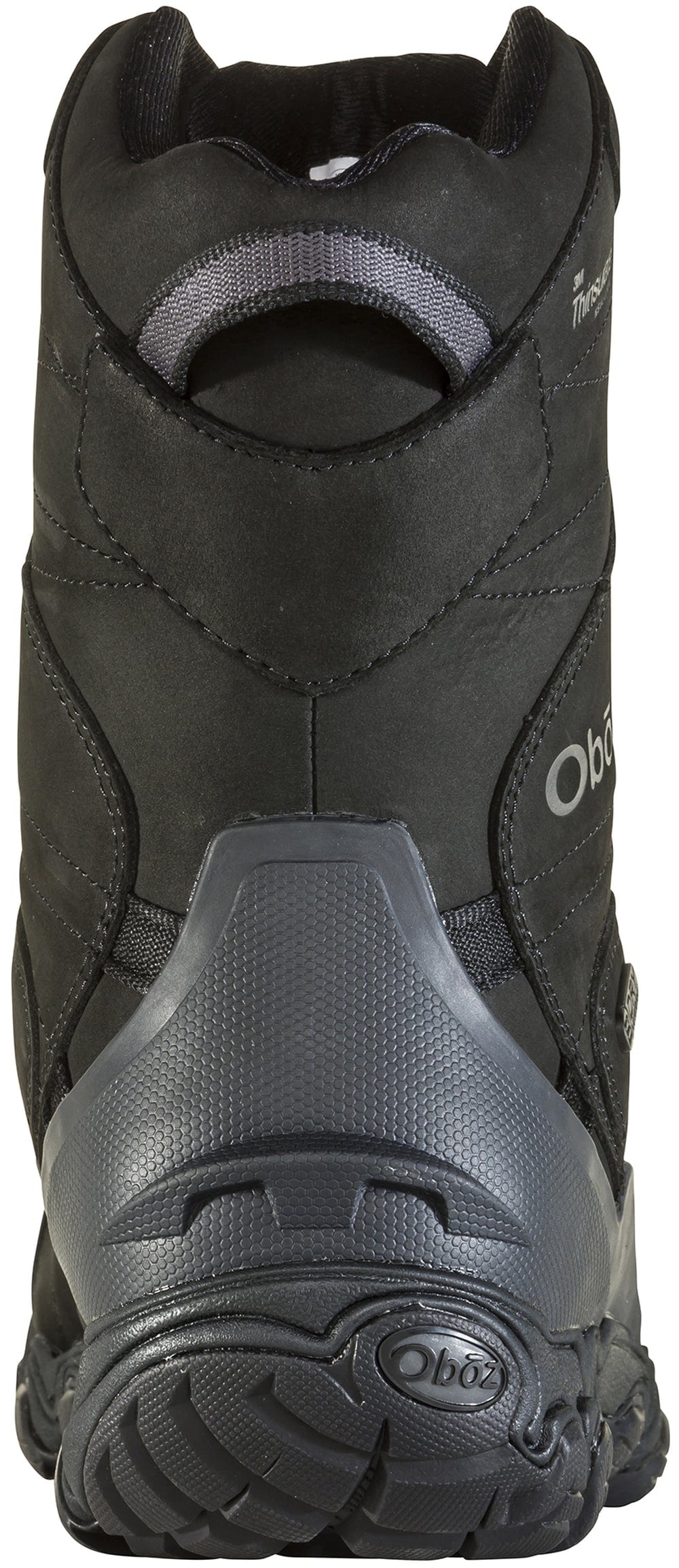 Oboz Men's Bridger 10" Insulated Waterproof Hiking Boots- Midnight Black - Image 4