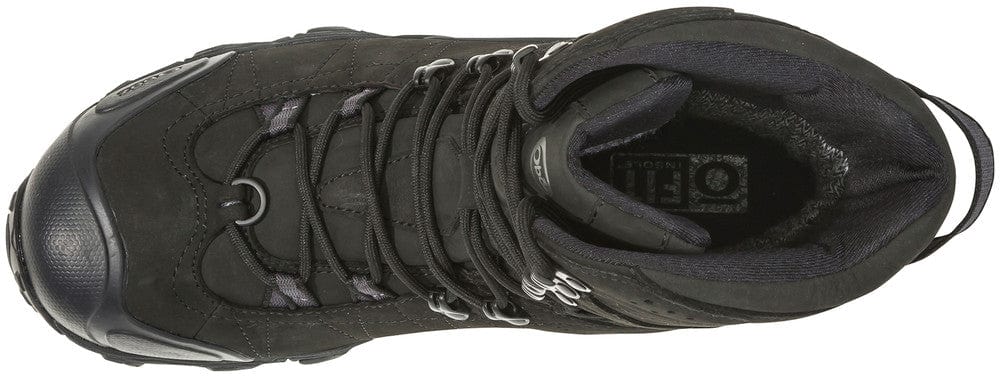 Oboz Men's Bridger 10" Insulated Waterproof Hiking Boots- Midnight Black - Image 5