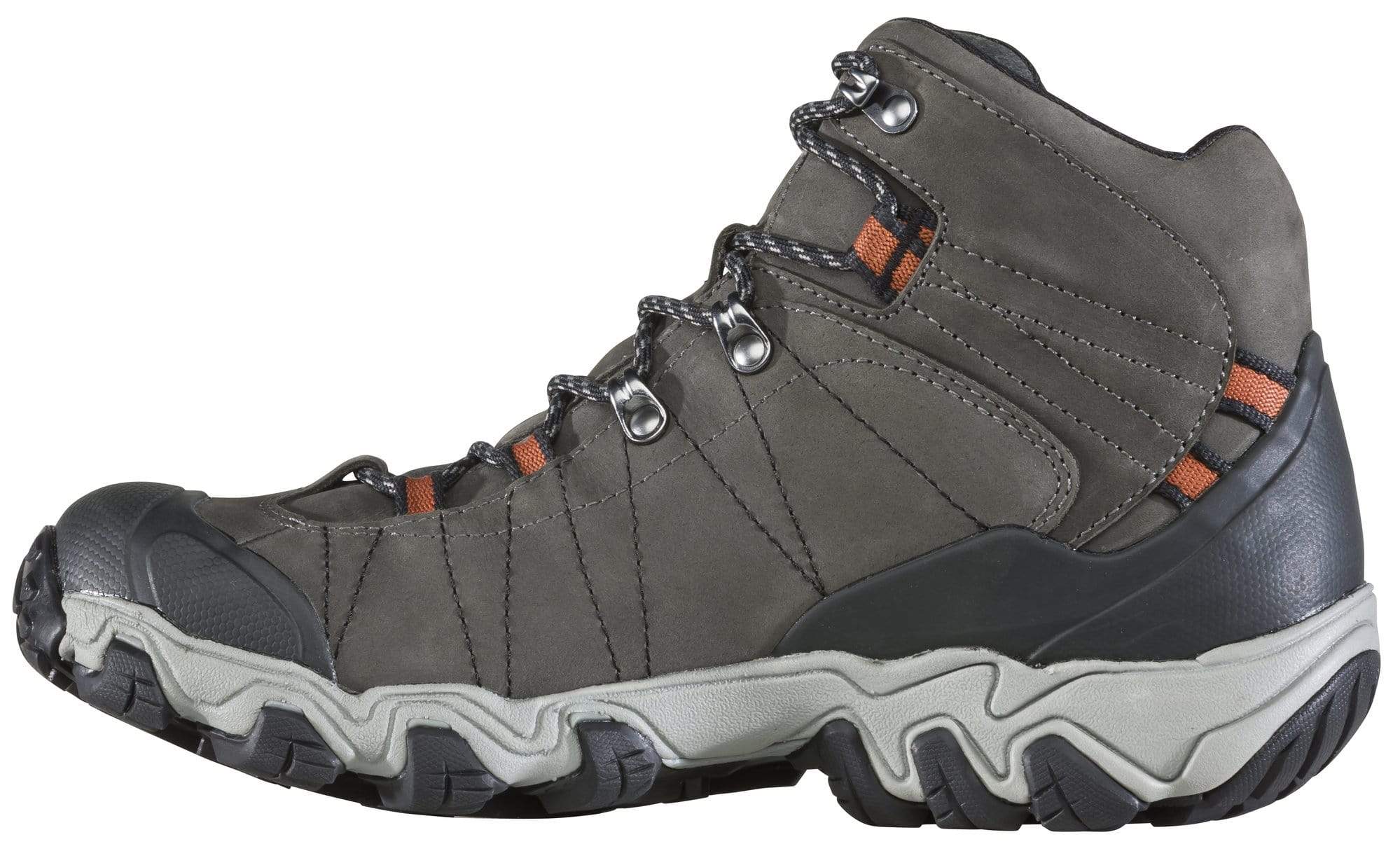 Oboz Men's Bridger Mid Waterproof Hiking Boots- Raven - Image 3