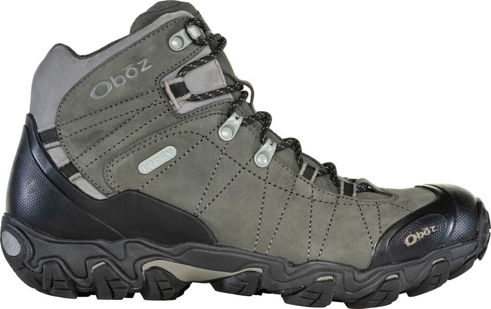 Oboz Men's Bridger Mid Waterproof Hiking Boots- Charcoal