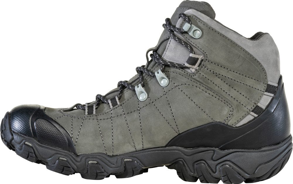 Oboz Men's Bridger Mid Waterproof Hiking Boots- Charcoal - Image 3