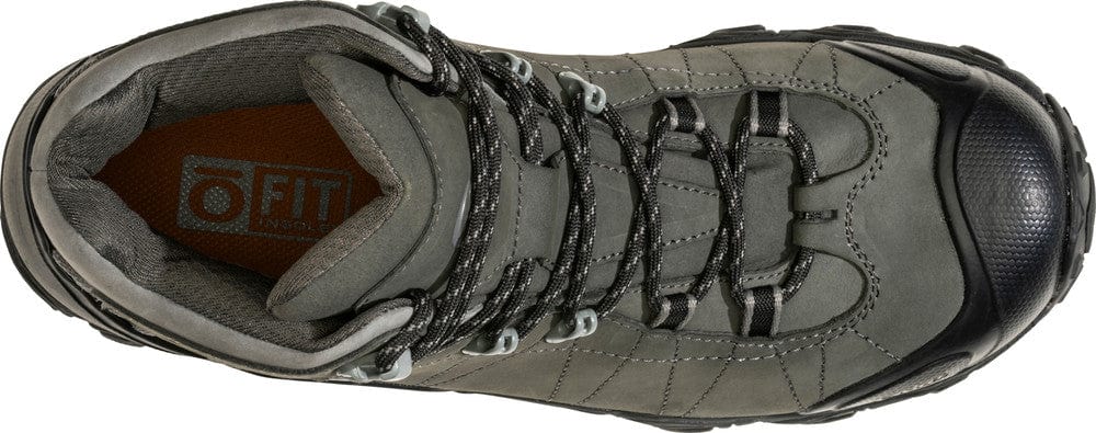 Oboz Men's Bridger Mid Waterproof Hiking Boots- Charcoal - Image 4