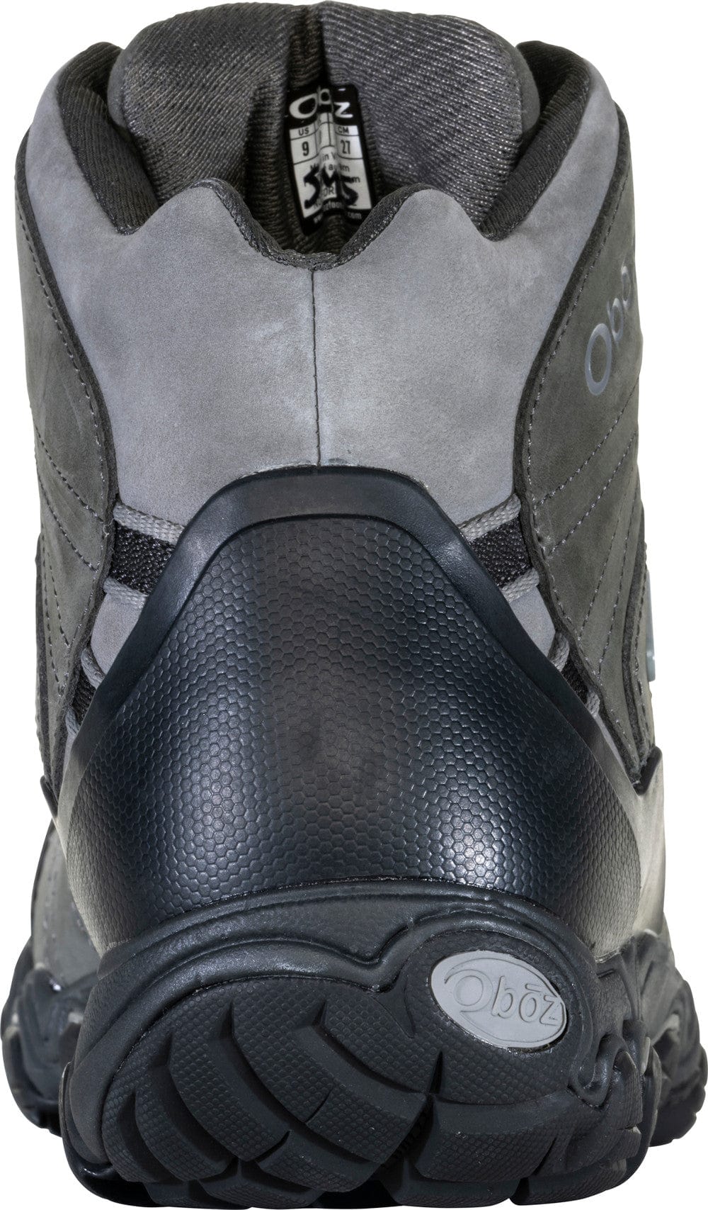 Oboz Men's Bridger Mid Waterproof Hiking Boots- Charcoal - Image 5