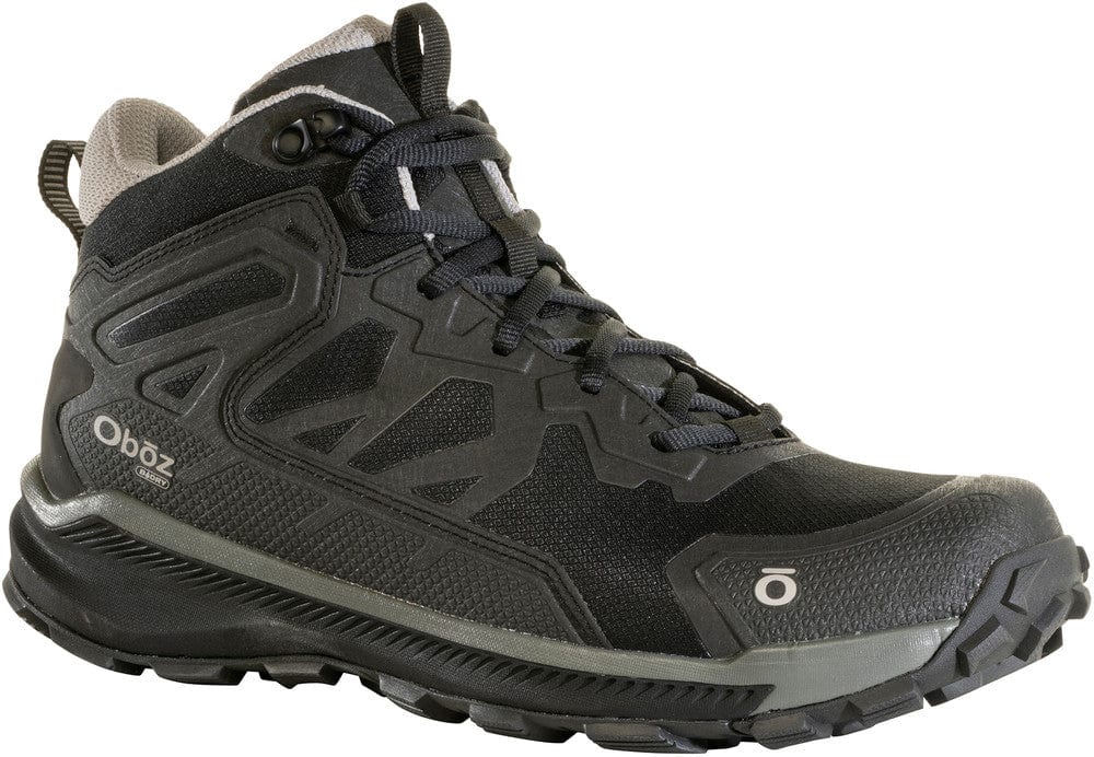 Oboz Men's Katabatic Mid Waterproof Hiking Boots- Black Sea - Image 3