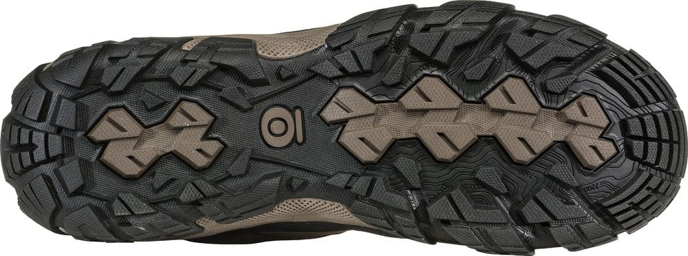 Oboz Men's Sawtooth X Low Waterproof Hiking Shoes- Canteen - Image 3