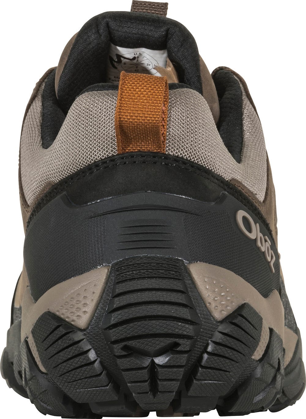 Oboz Men's Sawtooth X Low Waterproof Hiking Shoes- Canteen - Image 5