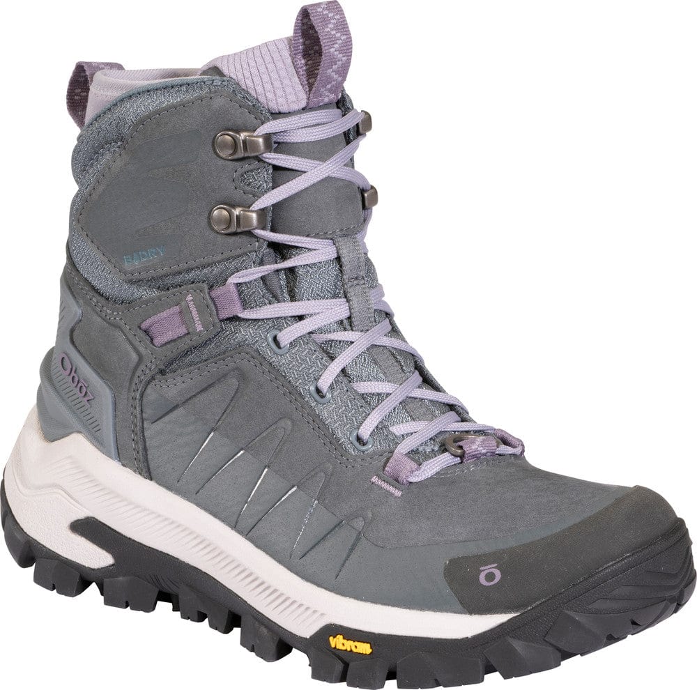 Oboz Women's Bangtail Mid Insulated Waterproof Hiking Boots- Slate - Image 2