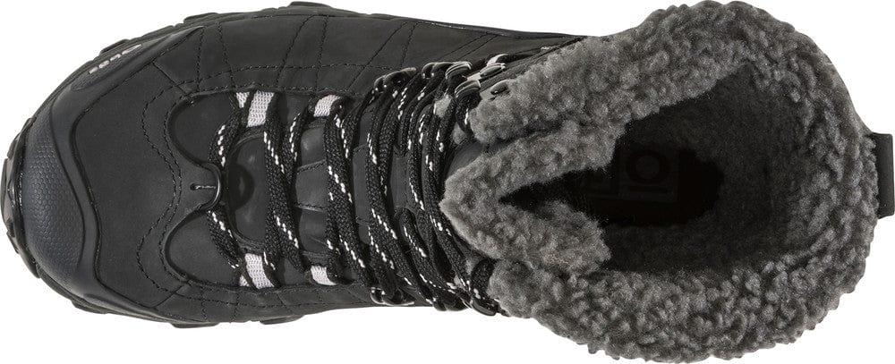 Oboz Women's Bridger 9" Insulated Waterproof Hiking Boots- Black - Image 4