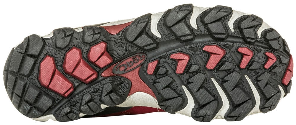 Oboz Women's Bridger Mid Waterproof Hiking Boots- Rio Red - Image 4