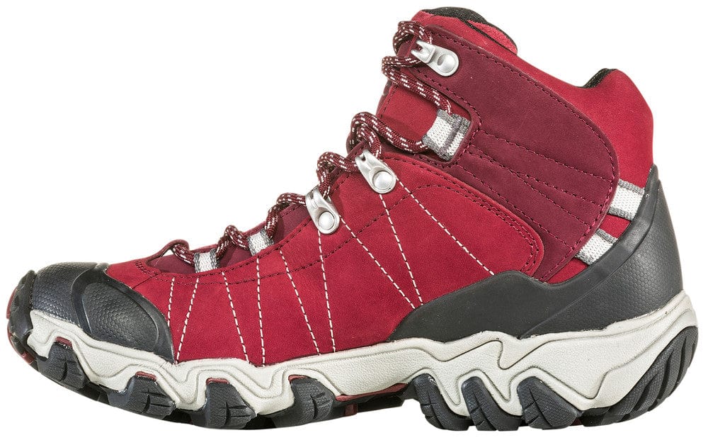 Oboz Women's Bridger Mid Waterproof Hiking Boots- Rio Red - Image 5