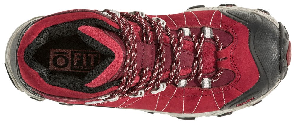 Oboz Women's Bridger Mid Waterproof Hiking Boots- Rio Red - Image 6