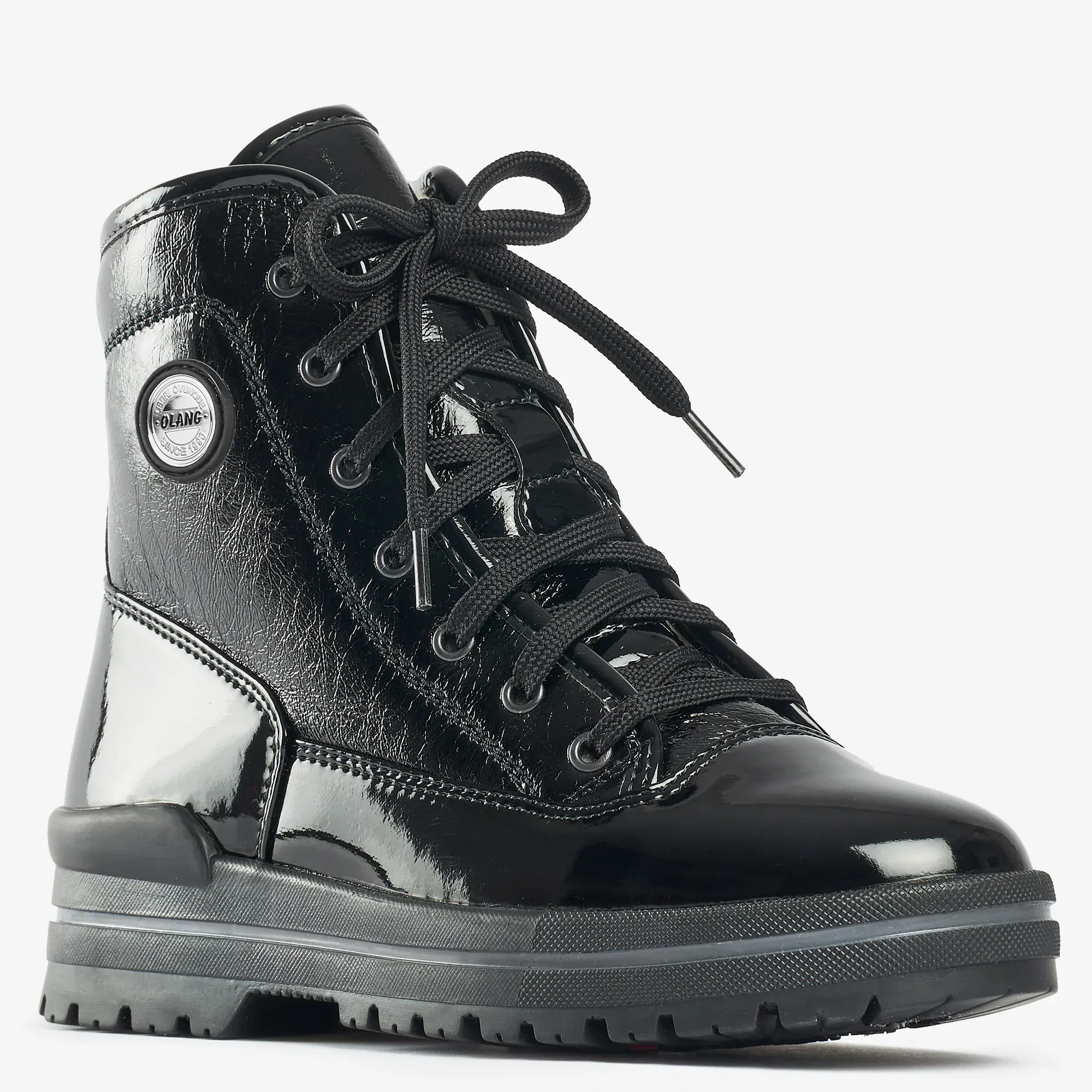 Olang Women's Spoke Winter Boots- Black Patent
