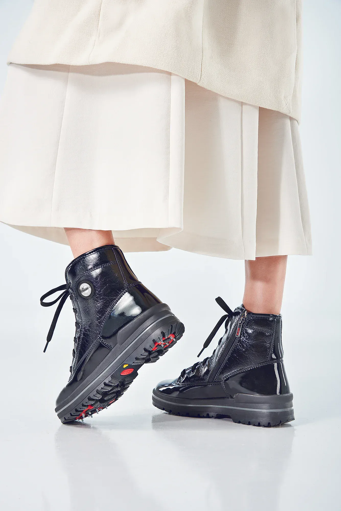 Olang Women's Spoke Winter Boots- Black Patent - Image 4
