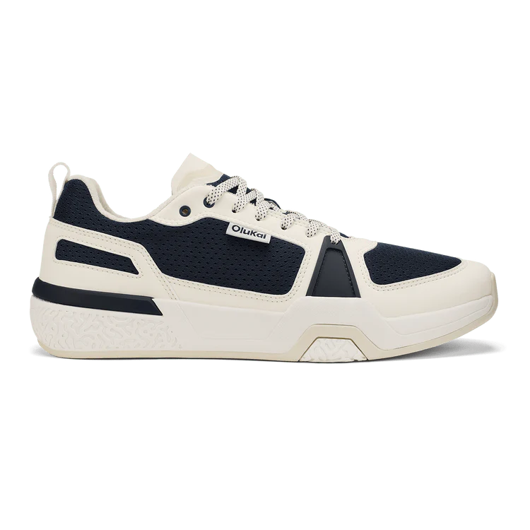 OluKai Men's ‘Anau Pickleball Shoes- Mood Indigo/Bright White