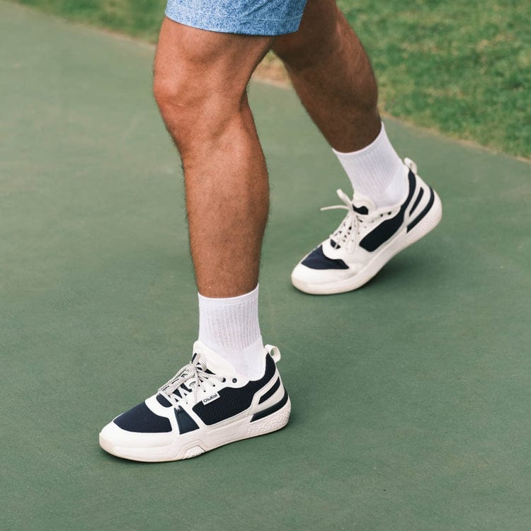 OluKai Men's ‘Anau Pickleball Shoes- Mood Indigo/Bright White - Image 2
