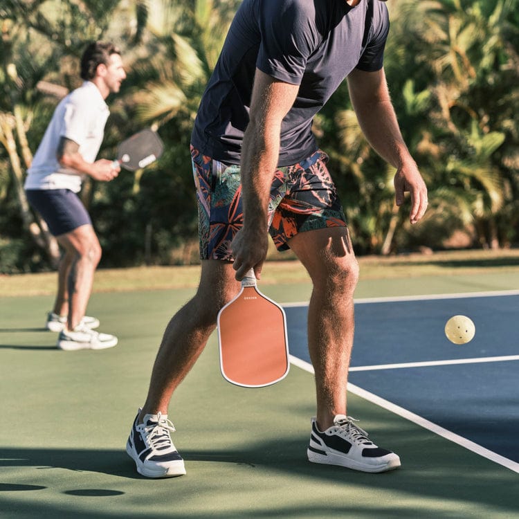 OluKai Men's ‘Anau Pickleball Shoes- Mood Indigo/Bright White - Image 5