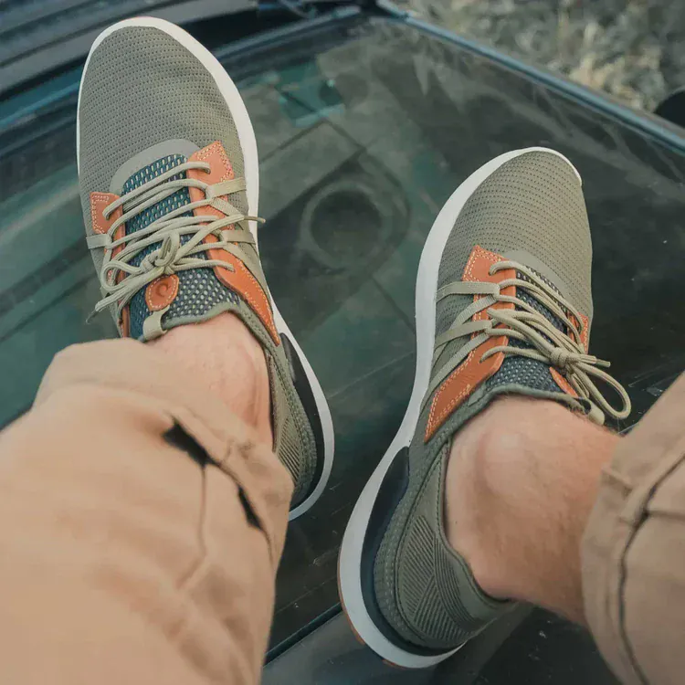 OluKai Men's Mio Li Sneakers- Hunter/ Lava Rock - Image 5