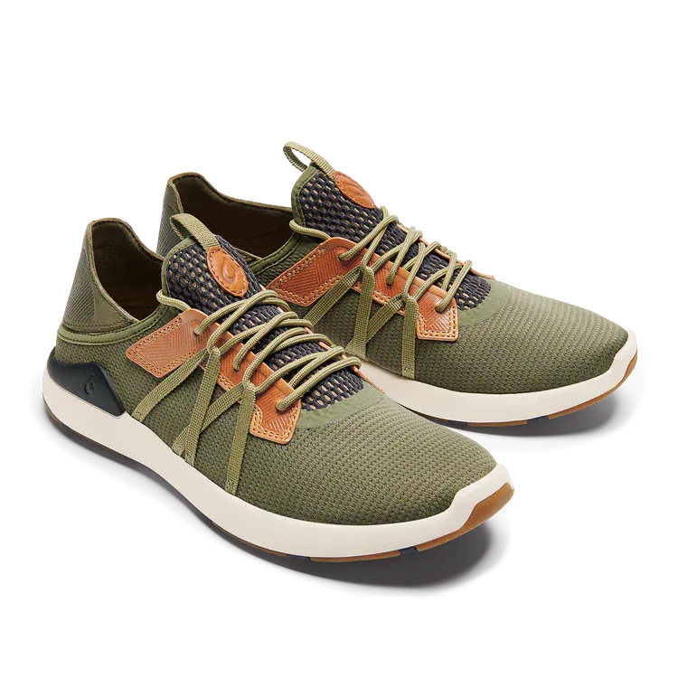 OluKai Men's Mio Li Sneakers- Hunter/ Lava Rock - Image 6