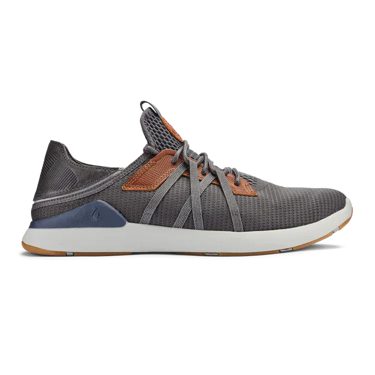 OluKai Men's Mio Li Sneakers- Pavement/ Vintage Blue