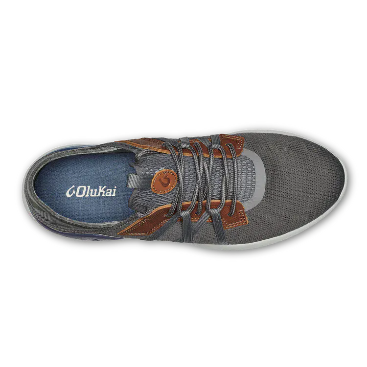 OluKai Men's Mio Li Sneakers- Pavement/ Vintage Blue - Image 8