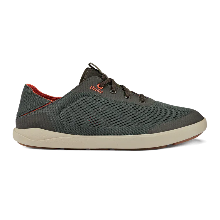 OluKai Men's Moku Pae Slip Ons- Island Salt/Koi