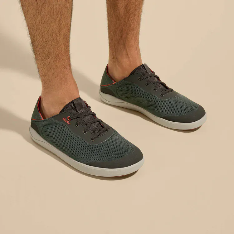 OluKai Men's Moku Pae Slip Ons- Island Salt/Koi - Image 2