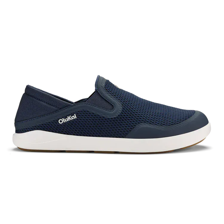 OluKai Men's Moku Slip-on Shoes- Trench Blue