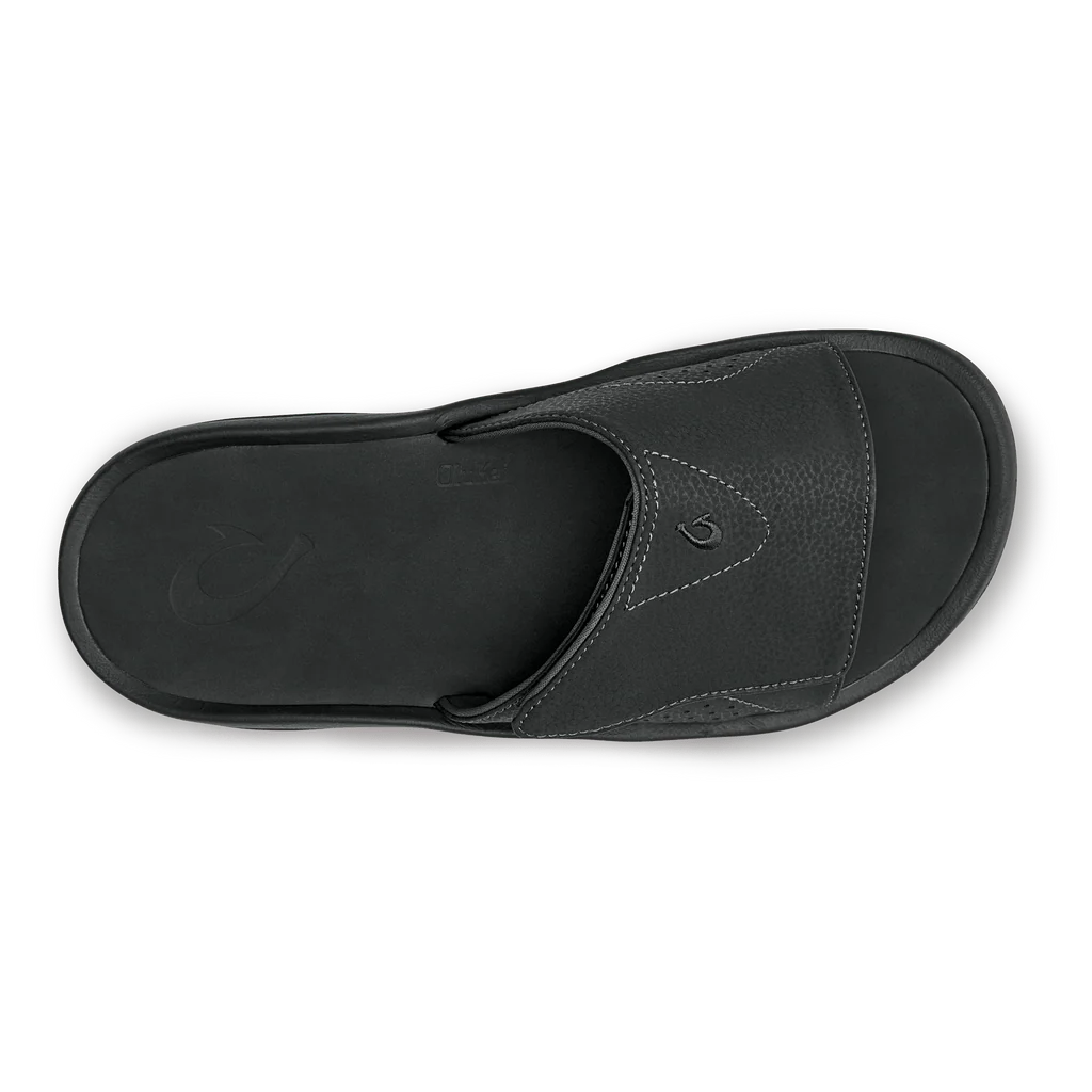 OluKai Men's Nalu Slides- Black - Image 3