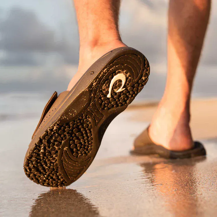 OluKai Men's Nalu Slides- Dark Java - Image 2