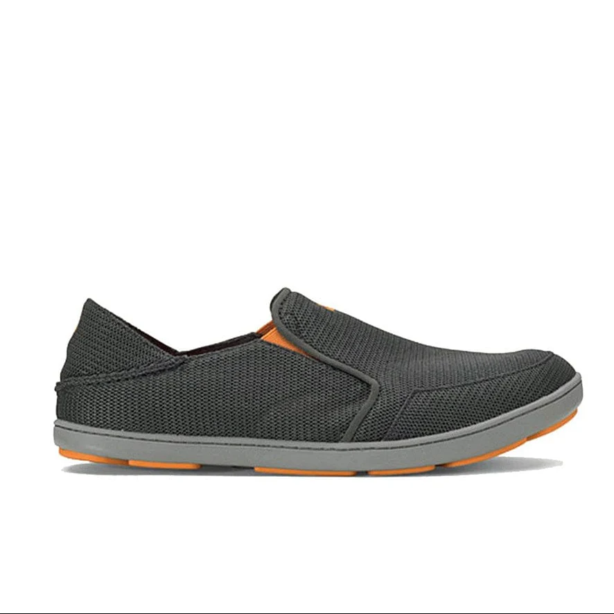 OluKai Men's Nohea Mesh Shoes- Dark Shadow