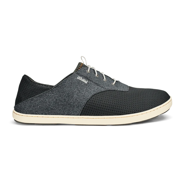 OluKai Men's Nohea Moku Shoes- Dark Shadow