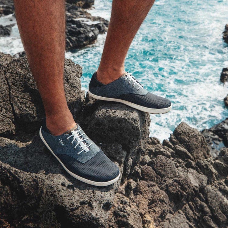 OluKai Men's Nohea Moku Shoes- Dark Shadow - Image 4